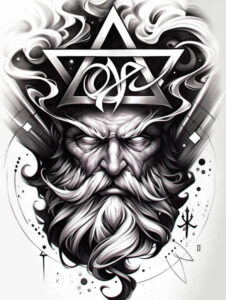 spiritual-support – tattoo design ideas free ai generated – realism-minimal-grain – for-palm – Gallery: god-inkby-ai
