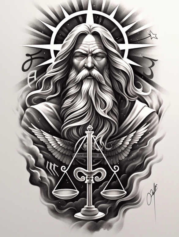 spirituality – tattoo design ideas free ai generated – neotraditional-modern-classic – for-temple – Gallery: god-inkby-ai