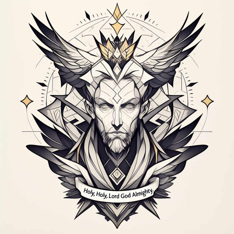 spirituality – tattoo design ideas free ai generated – realism-focal-blur – for-back-of-neck – Gallery: god-inkby-ai