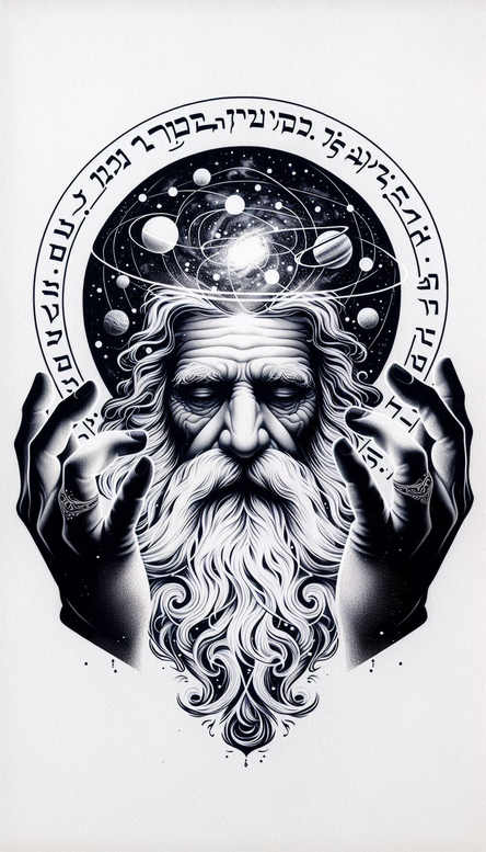 god tattoo design ideas Realism natural look ancient for upper back