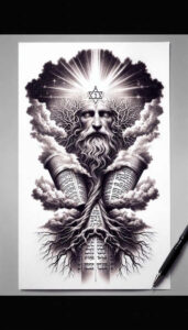 god tattoo design ideas Surrealism psychological depth ancient shows strength