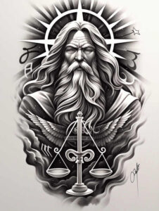 god tattoo design ideas displaced objects cosmic for foot