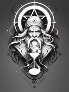 god tattoo design ideas fluid motion divine blessing for abdomen
