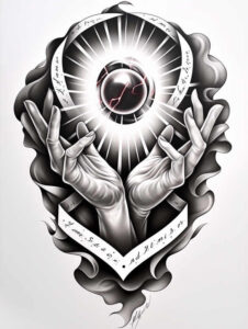 god tattoo design ideas bold motifs divine figure for side torso