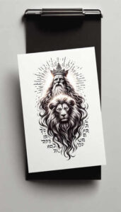god tattoo design ideas Realism photo-like tattoo divine figure for spine