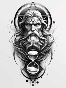god tattoo design ideas vivid detail divine figure for upper chest