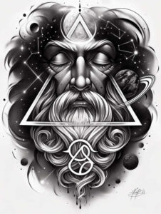 god tattoo design ideas expressive color divine for heel