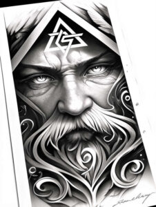 god tattoo design ideas crisp divine light for shoulder blade