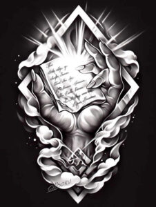god tattoo design ideas color depth divine light meaning resilience