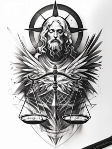 god tattoo design ideas decorative flourishes divine presence symbol of resilience