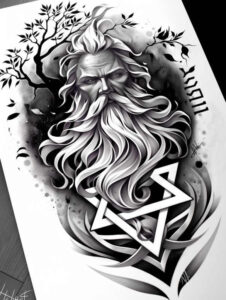 god tattoo design ideas fine detail divine strength for biceps