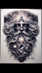 god tattoo design ideas watercolor-style eternal for forearm