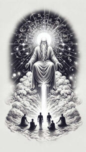 god tattoo design ideas Surrealism dreamlike ethereal symbolising perseverance