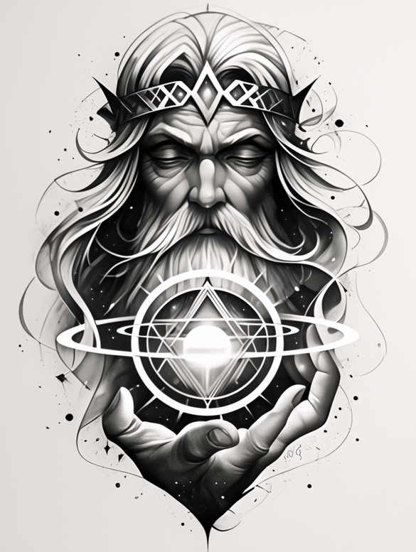 god tattoo design ideas bold highlights grace for sternum