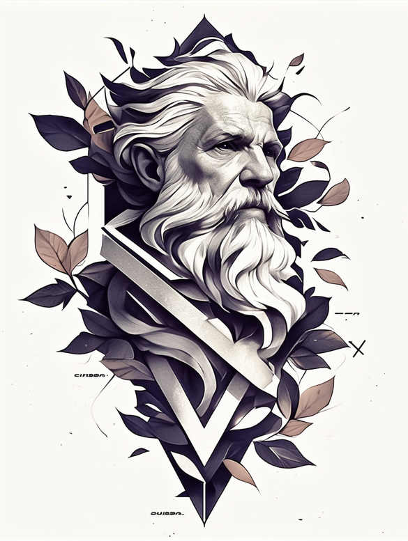 god tattoo design ideas realistic shadowing heavenly for back shoulder
