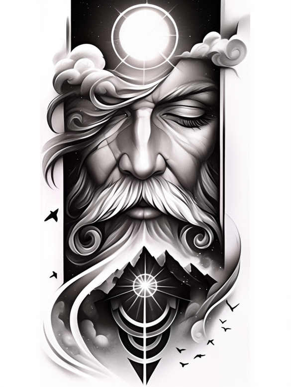 god tattoo design ideas vintage influence heavenly for forearm