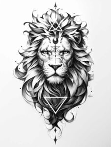 god tattoo design ideas Surrealism hyperreal holy for heel