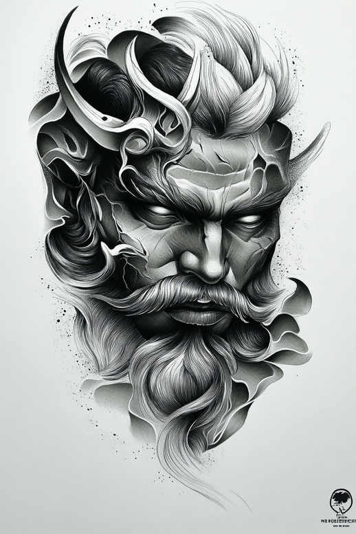 god tattoo design ideas Surrealism symbolic holy symbols for upper shoulder