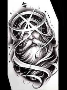 god tattoo design ideas modern twist mystical meaning courage