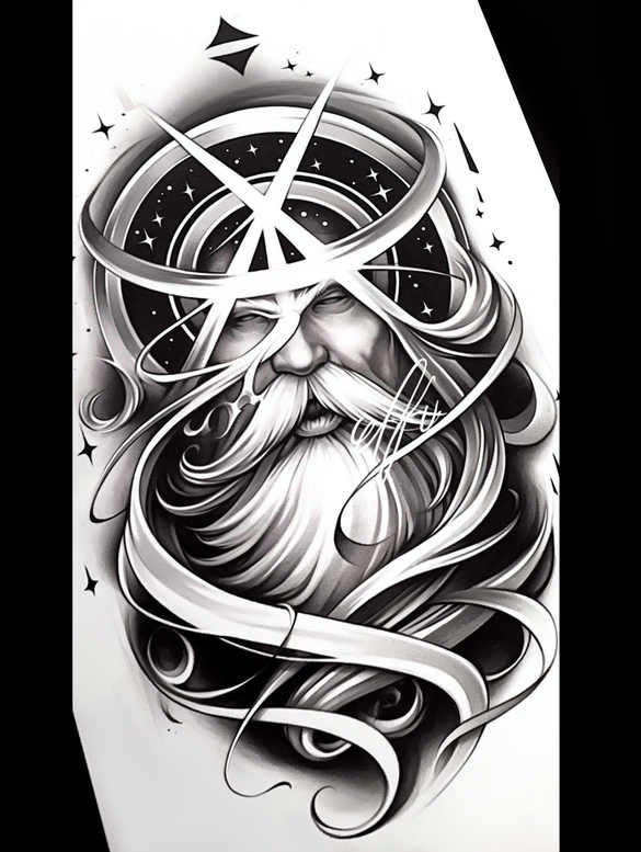 god tattoo design ideas modern twist mystical meaning courage