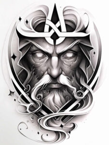 god tattoo design ideas Surrealism phantom radiant for wrist side