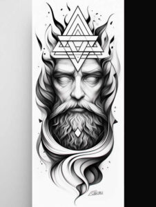 god tattoo design ideas refined detail radiant represents perseverance