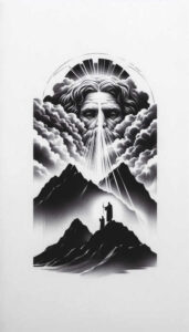 god tattoo design ideas color blending spiritual for shin