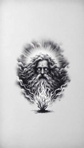 god tattoo design ideas lifelike worship for lower arm