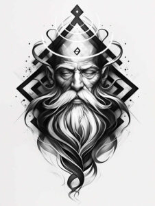 god tattoo design ideas realistic worship for upper shoulder
