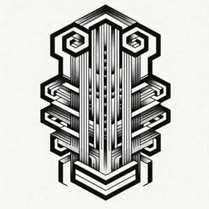 artistic-design – tattoo design ideas free ai generated – geometric-cluster – for-hand – Gallery: graphic-inkby-ai