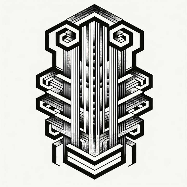 artistic-design – tattoo design ideas free ai generated – geometric-cluster – for-hand – Gallery: graphic-inkby-ai