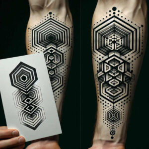 digital-graphics – tattoo design ideas free ai generated – cube – for-wrist – Gallery: graphic-inkby-ai