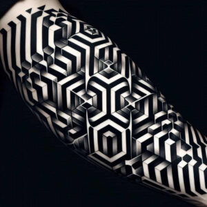 for-women – tattoo design ideas free ai generated – intersecting-lines – for-abdomen – Gallery: graphic-inkby-ai
