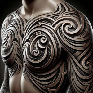 gradient-effect – tattoo design ideas free ai generated – shapes-interlace – for-fingers – Gallery: graphic-inkby-ai