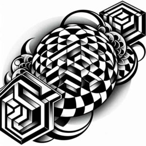 graphic-composition – tattoo design ideas free ai generated – pop-culture – for-upper-chest – Gallery: graphic-inkby-ai