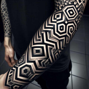 graphic-with-contours – tattoo design ideas free ai generated – bold-script – for-palm – Gallery: graphic-inkby-ai