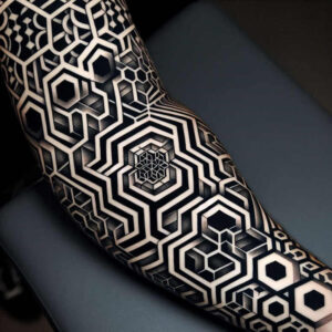 line-pattern-for-men – tattoo design ideas free ai generated – shapes-interlace – for-palm – Gallery: graphic-inkby-ai
