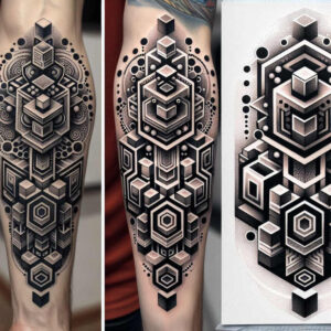 modern-graphic – tattoo design ideas free ai generated – modular-shape – for-hip – Gallery: graphic-inkby-ai