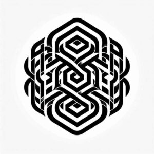 straight-line – tattoo design ideas free ai generated – cube-illusion – for-lower-arm – Gallery: graphic-inkby-ai