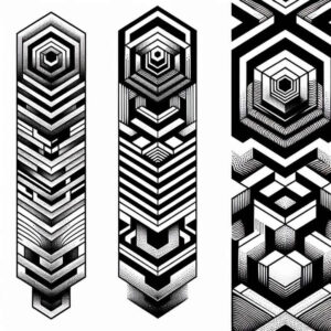 stylized-graphic – tattoo design ideas free ai generated – military-theme – for-arm – Gallery: graphic-inkby-ai