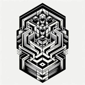 graphic tattoo design ideas engraved motif angle overlay courage and power