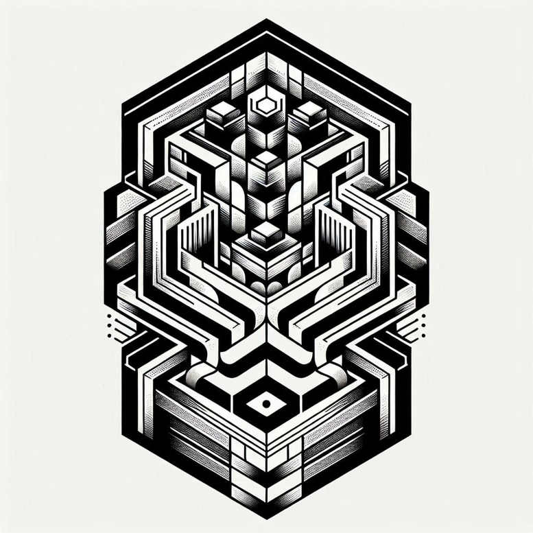 graphic tattoo design ideas engraved motif angle overlay courage and power