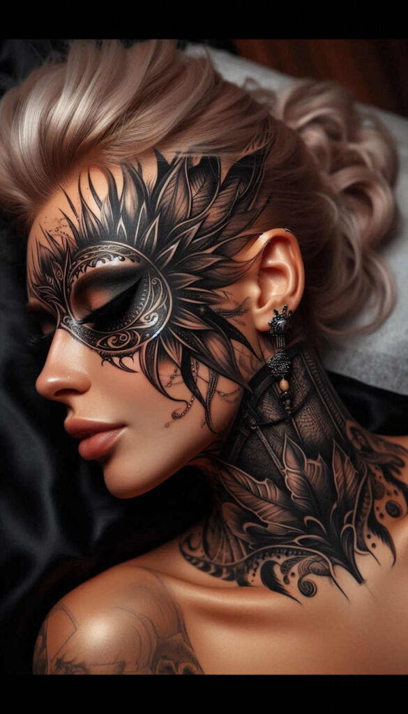 graphic tattoo design ideas radiant center cursive banner embodying determination