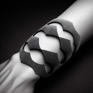 graphic tattoo design ideas kaleidoscope geometric overlay for spine