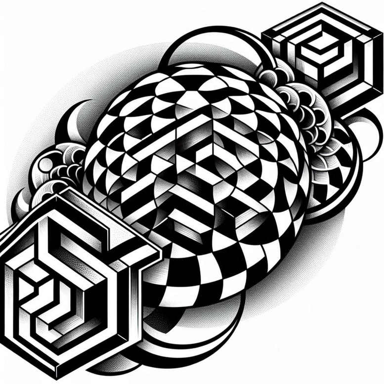 graphic tattoo design ideas spiritual focus hot rod symbolising courage