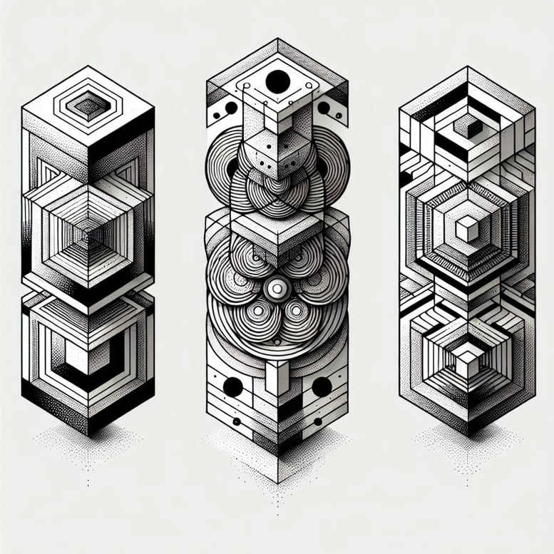 graphic tattoo design ideas meditative art kaleidoscopic for biceps