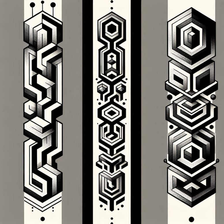 graphic tattoo design ideas mesmerizing low poly for chest