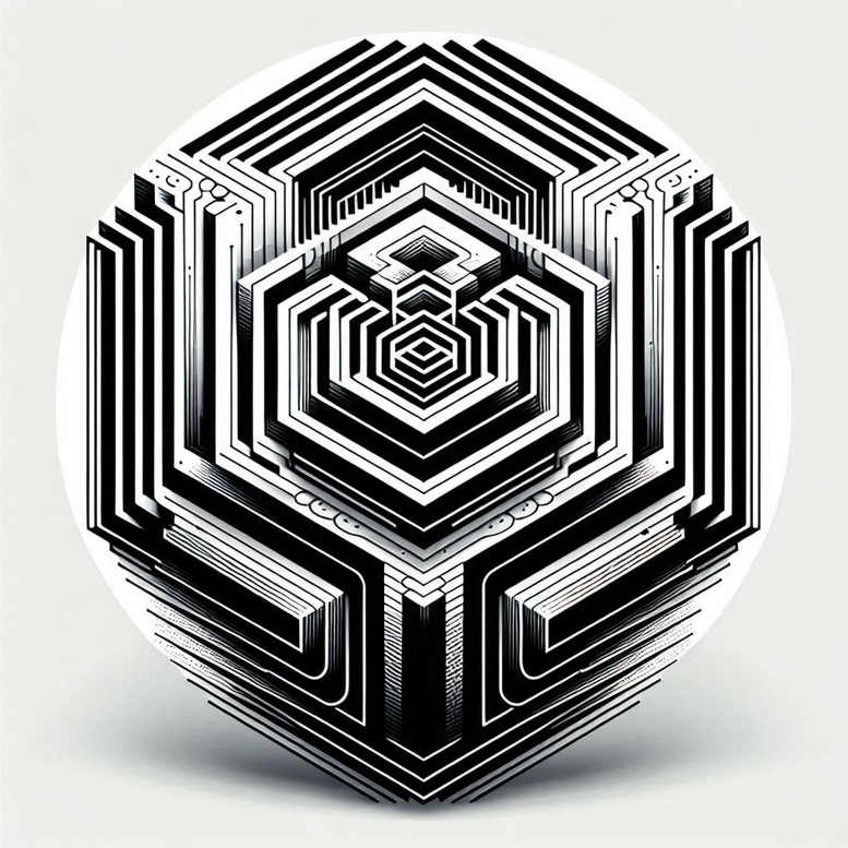 graphic tattoo design ideas ornamental swirl minimal lines for triceps