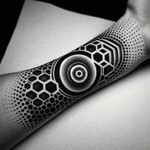 graphic tattoo design ideas circle of life neo-traditional shows resilience