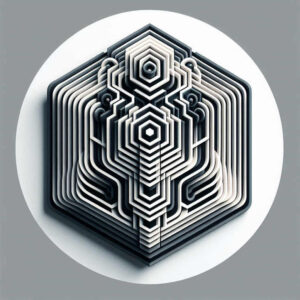 graphic tattoo design ideas ornate nested polygons stands for courage